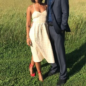 Reformation gingham dress